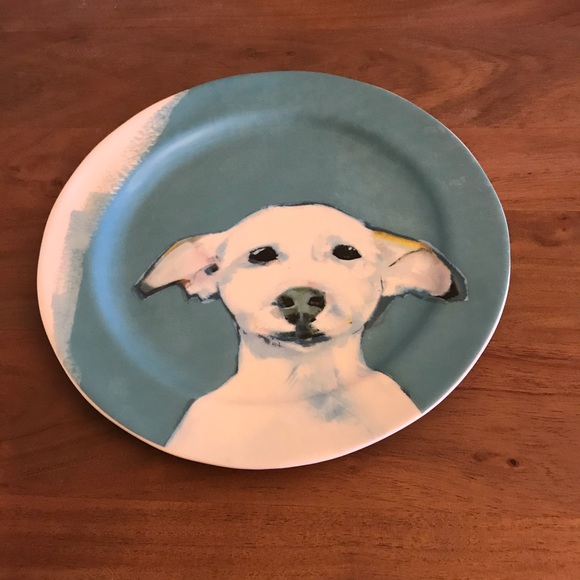 Anthropologie/SallyMuirDog-A-Day Plates - Red - Picture 3 of 14